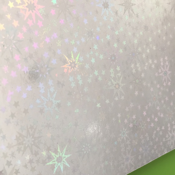 Star graphic iridescent cover composition note paper notebook 9.75 x 7.5” STARS! - Picture 5 of 9